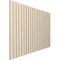Ekena Millwork 48H x 3/8T Adjustable Wood Slat Wall Panel Kit w/ 2W Slats, Birch contains 22 Slats SWW66X48X0375BI - alternate 6